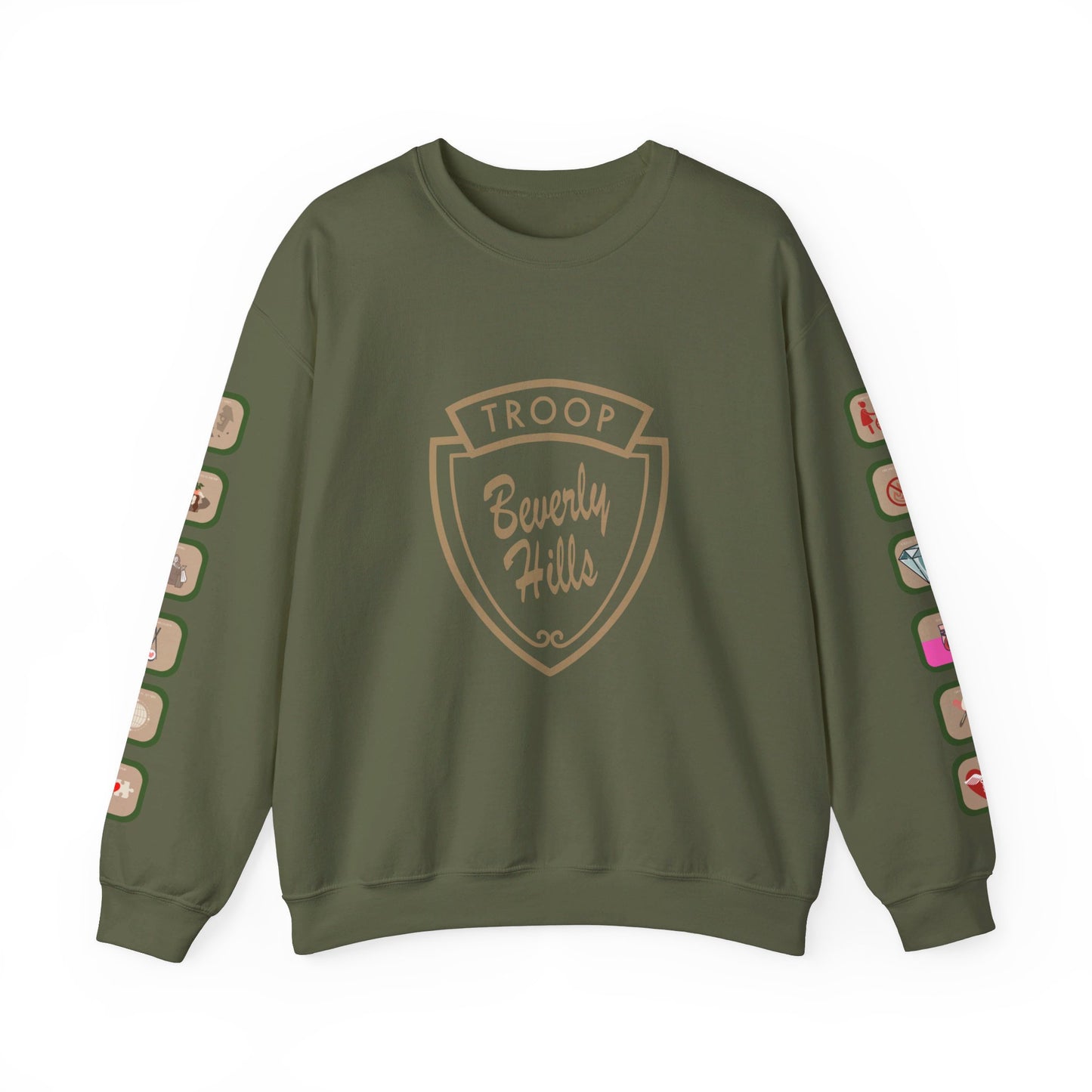 Troop Beverly Hills Quote Pullover - Oodles of Patches