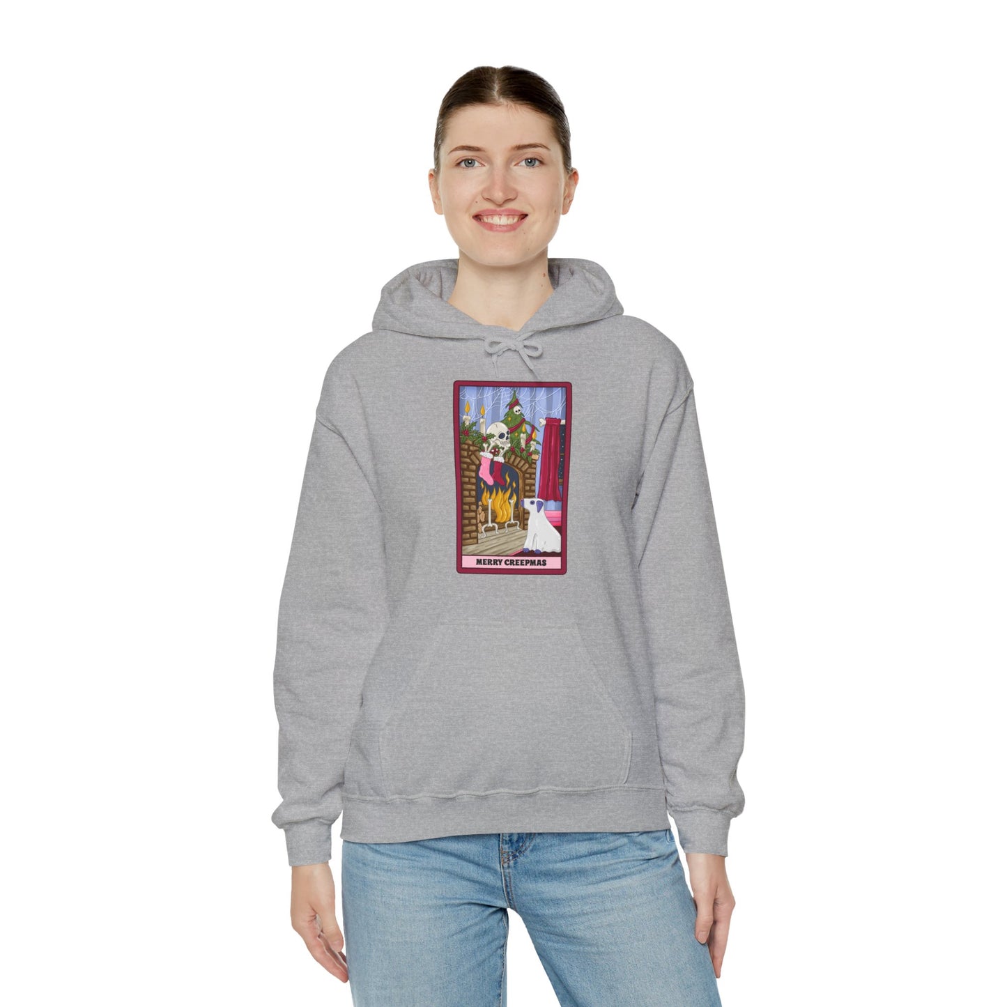 Merry Creepmas: Skeleton Holiday Tarot Hoodie