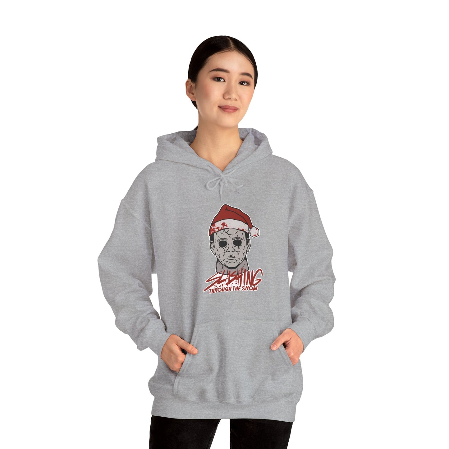 Slashing Through the Snow Hoodie