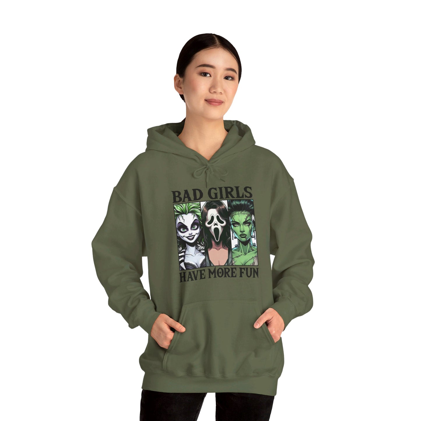 Bad Girls Have More Fun - Ghoulish Trio Hoodie