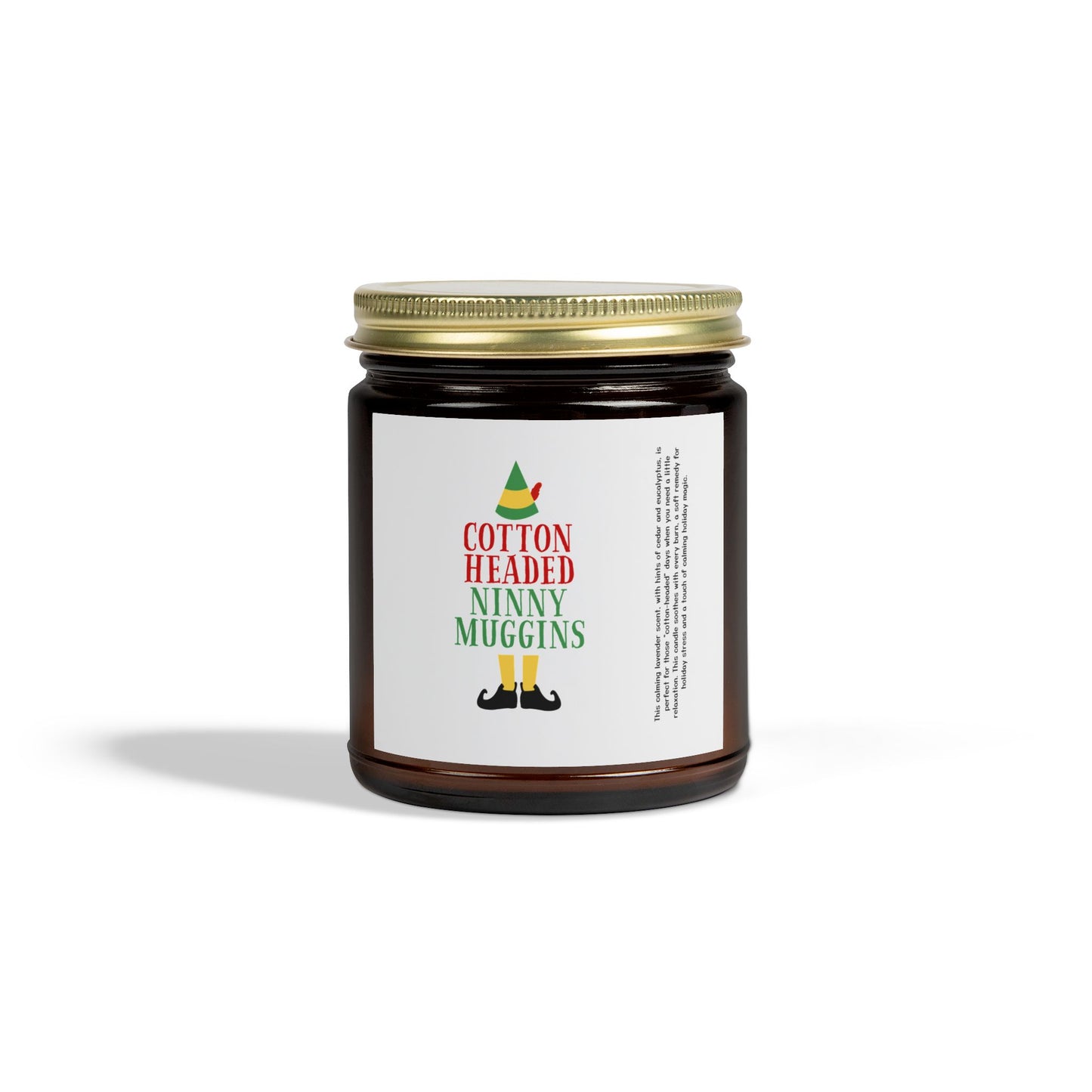 Cotton-Headed Ninny Muggins Scented Candle, Coconut Apricot Wax