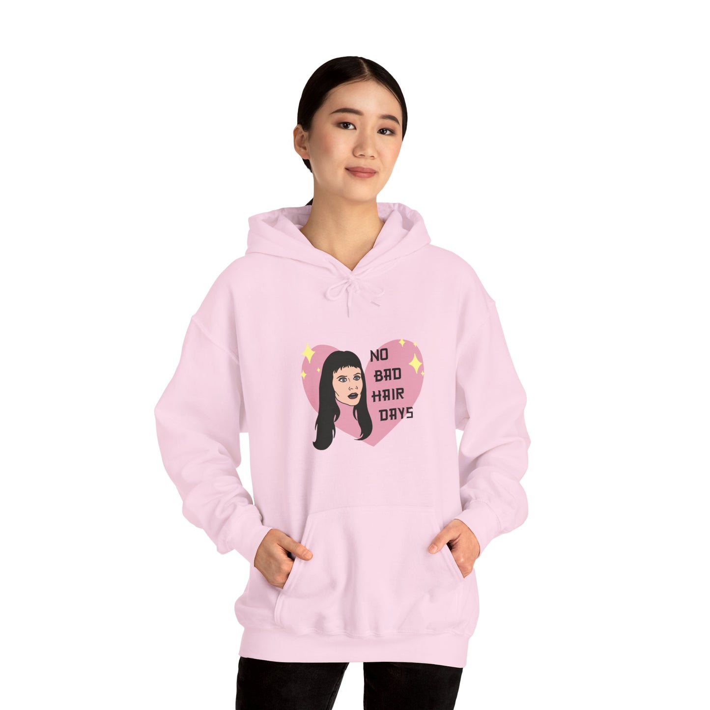 No Bad Hair Days Hoodie