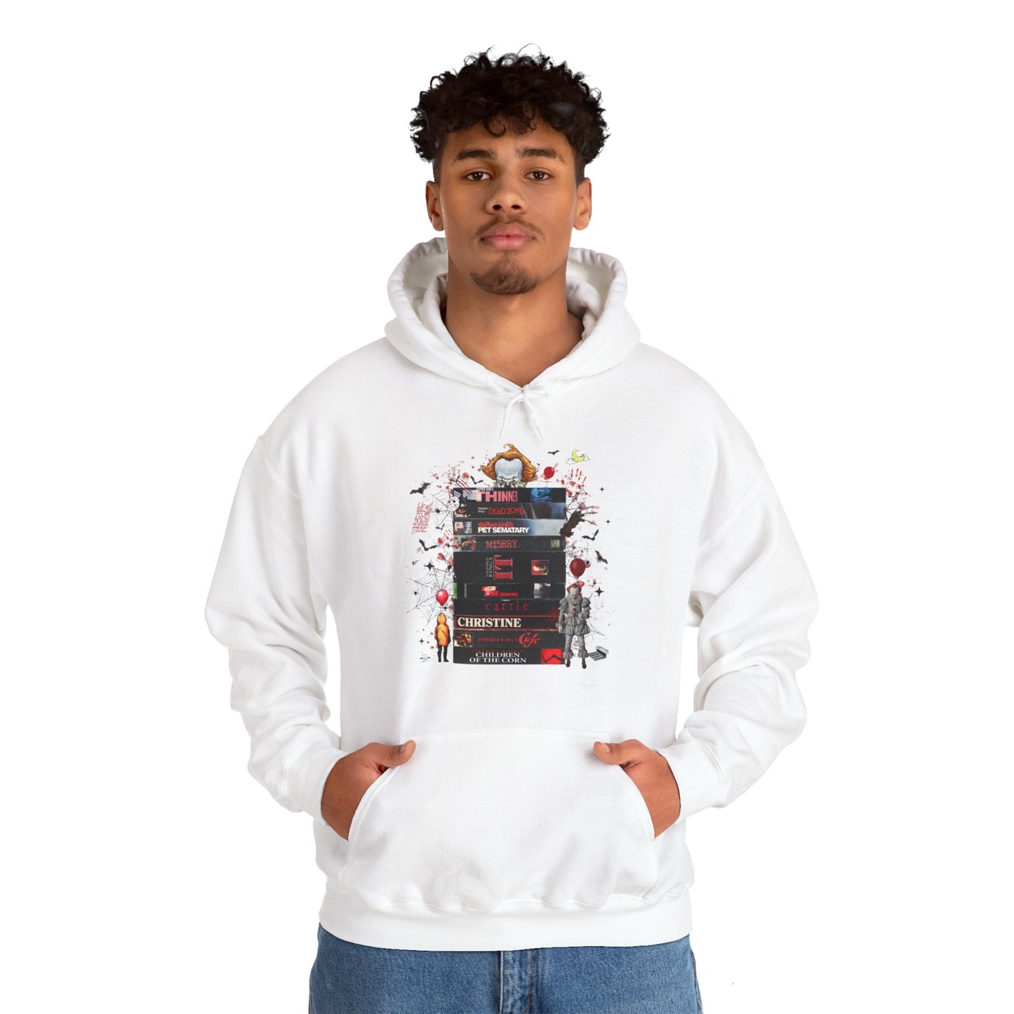 King of Horror Movie Stack Hoodie