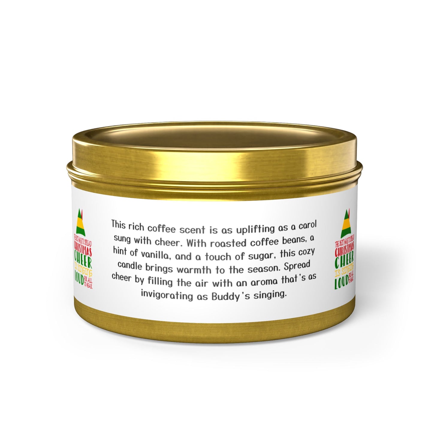 Christmas Cheer Tin Candles