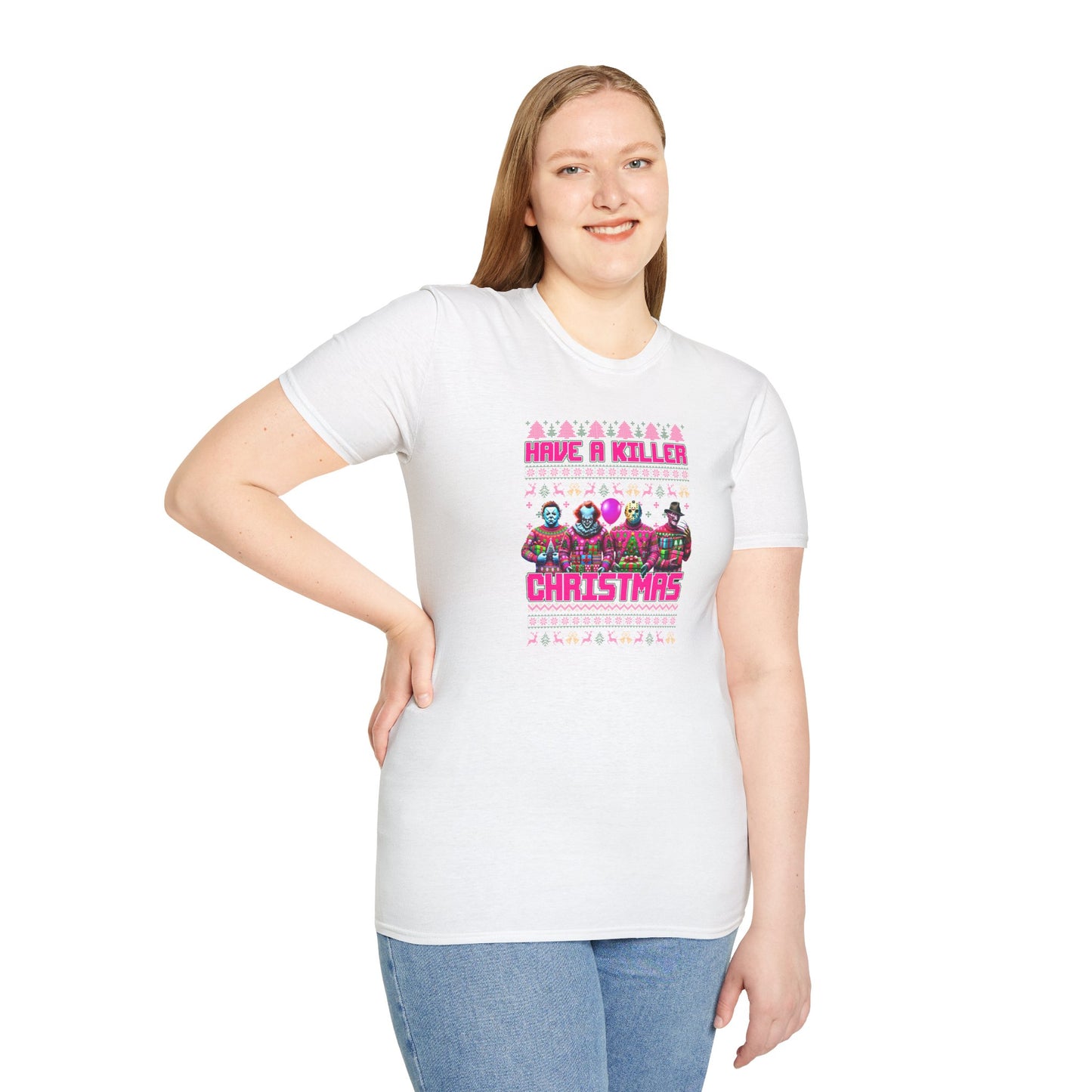 Psycho Pink Christmas Tee