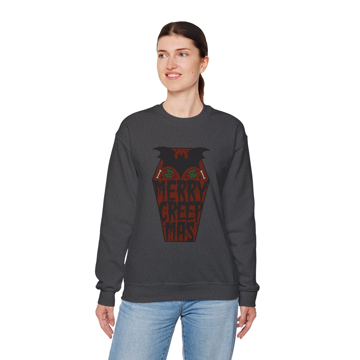 Merry Creepmas Coffin Sweatshirt