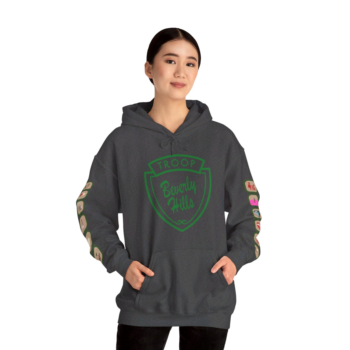 Troop Beverly Hills Logo Only Hoodie - Oodles of Patches