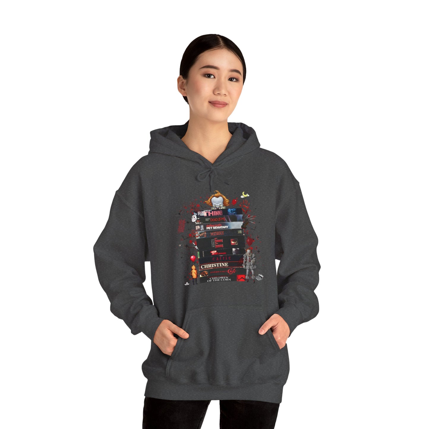 King of Horror Movie Stack Hoodie