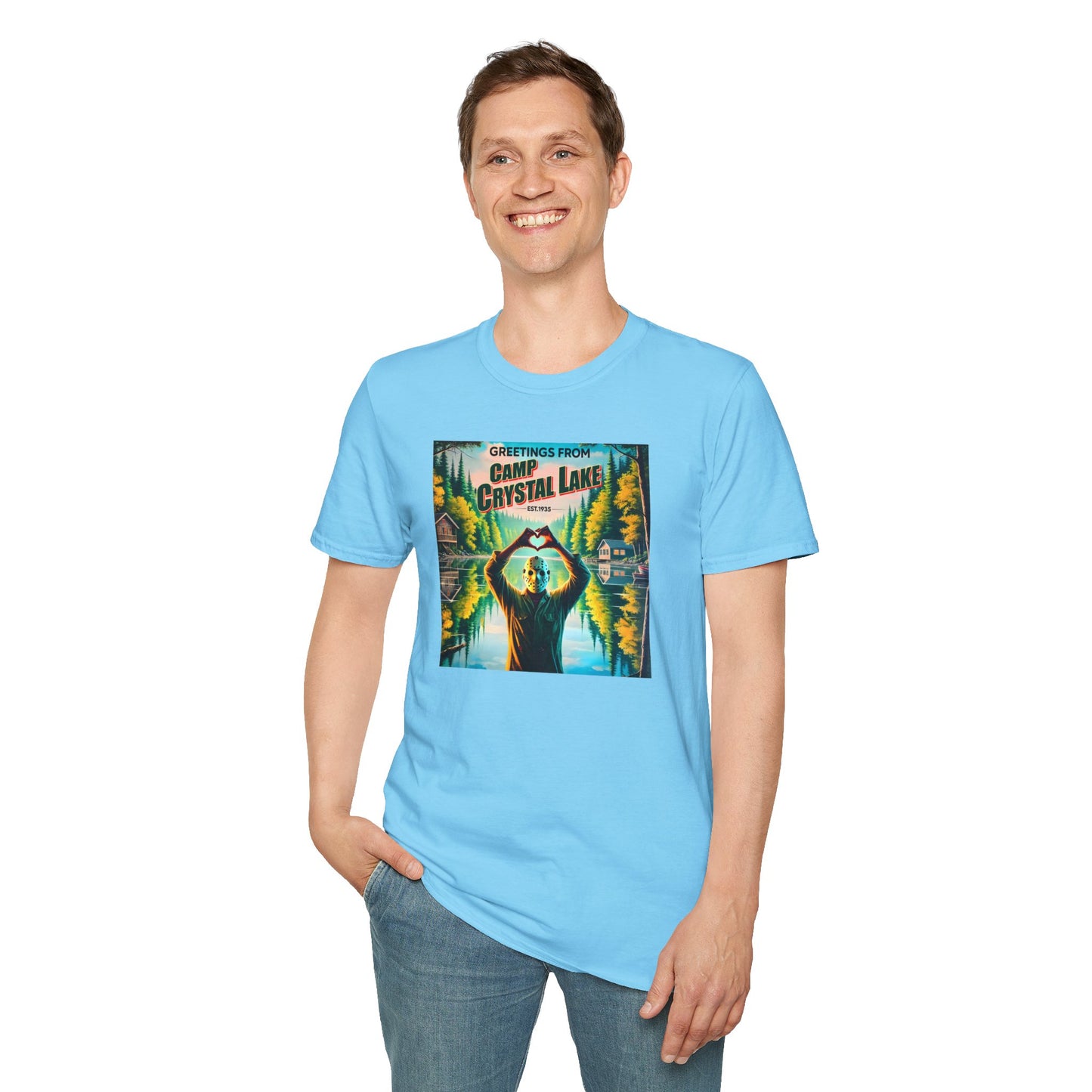 Camp Crystal Lake Greetings Tee