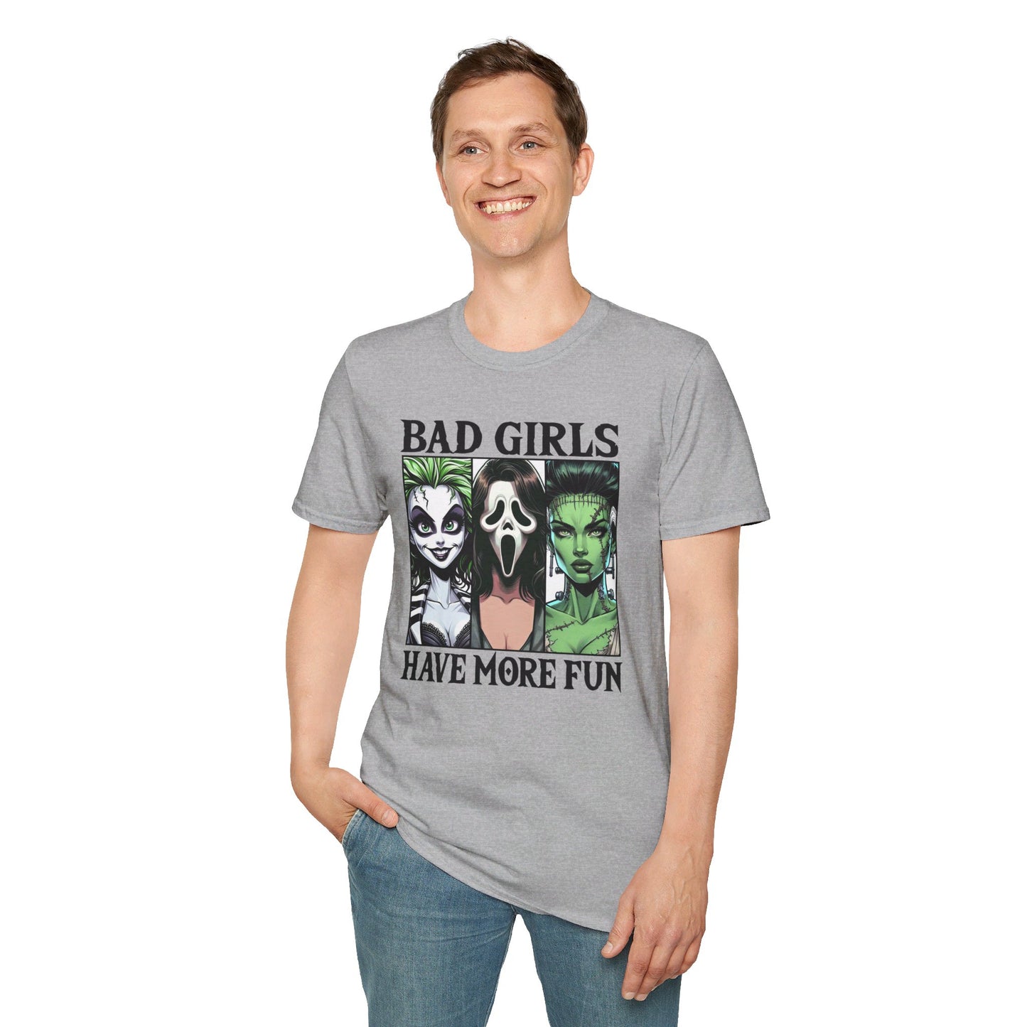 Bad Girls Have More Fun - Ghoulish Trio Tee