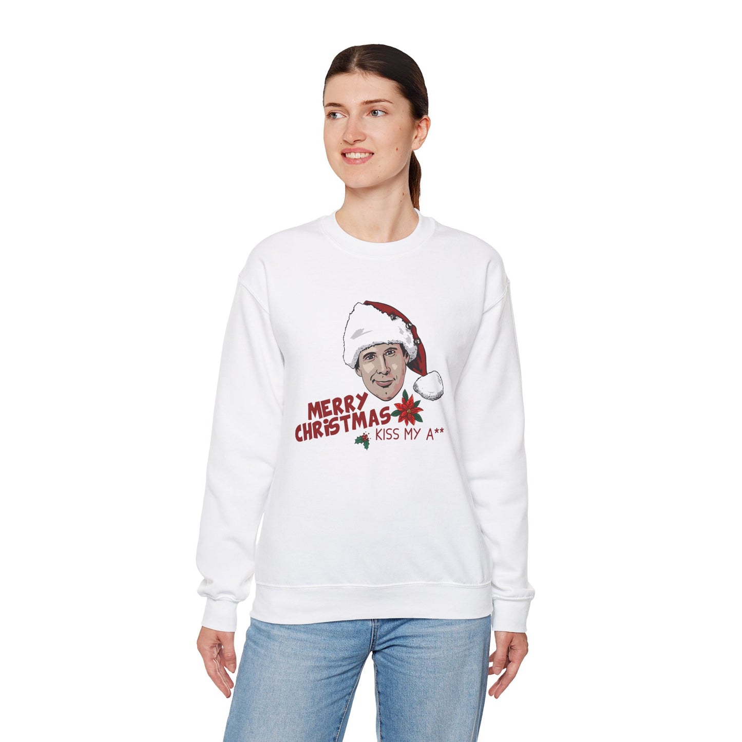 Kiss My A** Christmas Sweatshirt