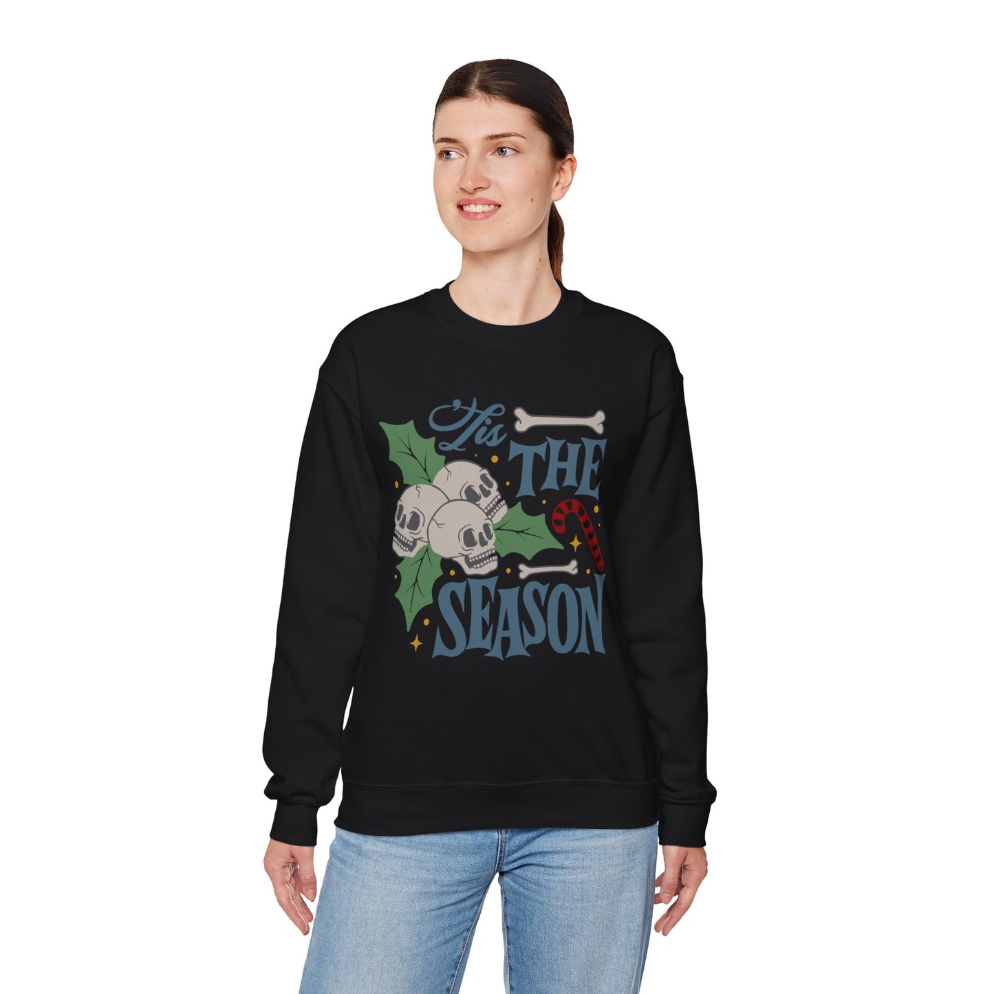 Tis the Season Skulls Sweatshirt