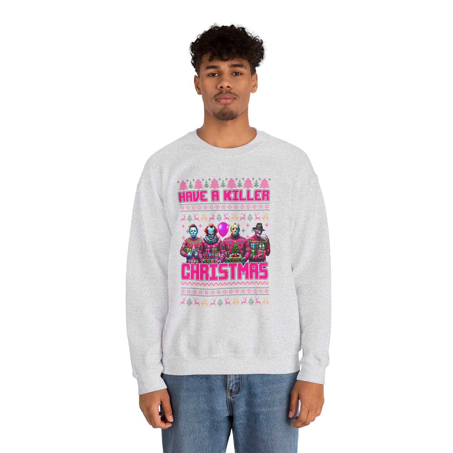 Psycho Pink Christmas Pullover