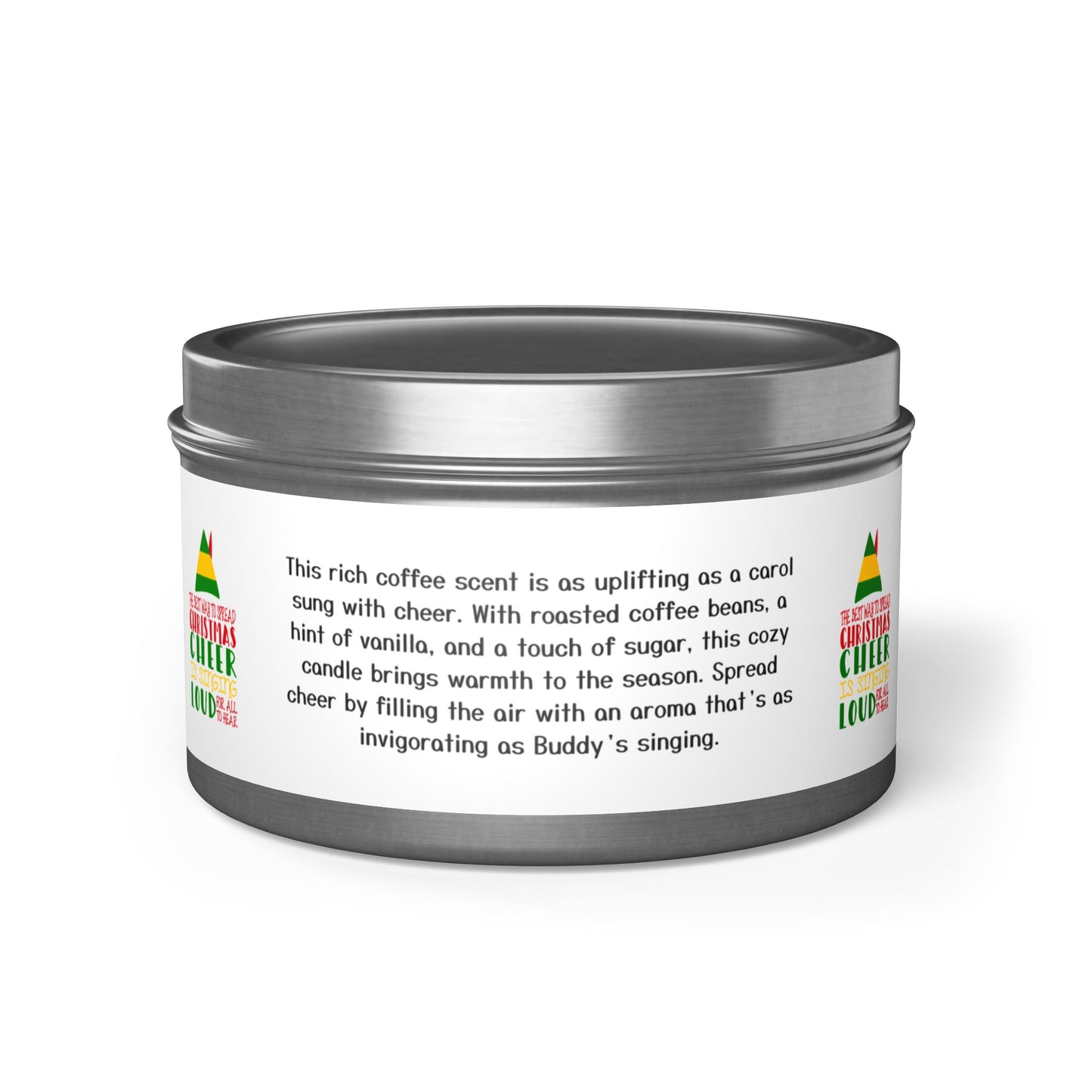 Nice List Tin Candle