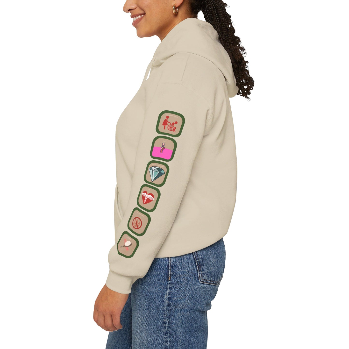 Troop Beverly Hills Logo Only Hoodie - Oodles of Patches