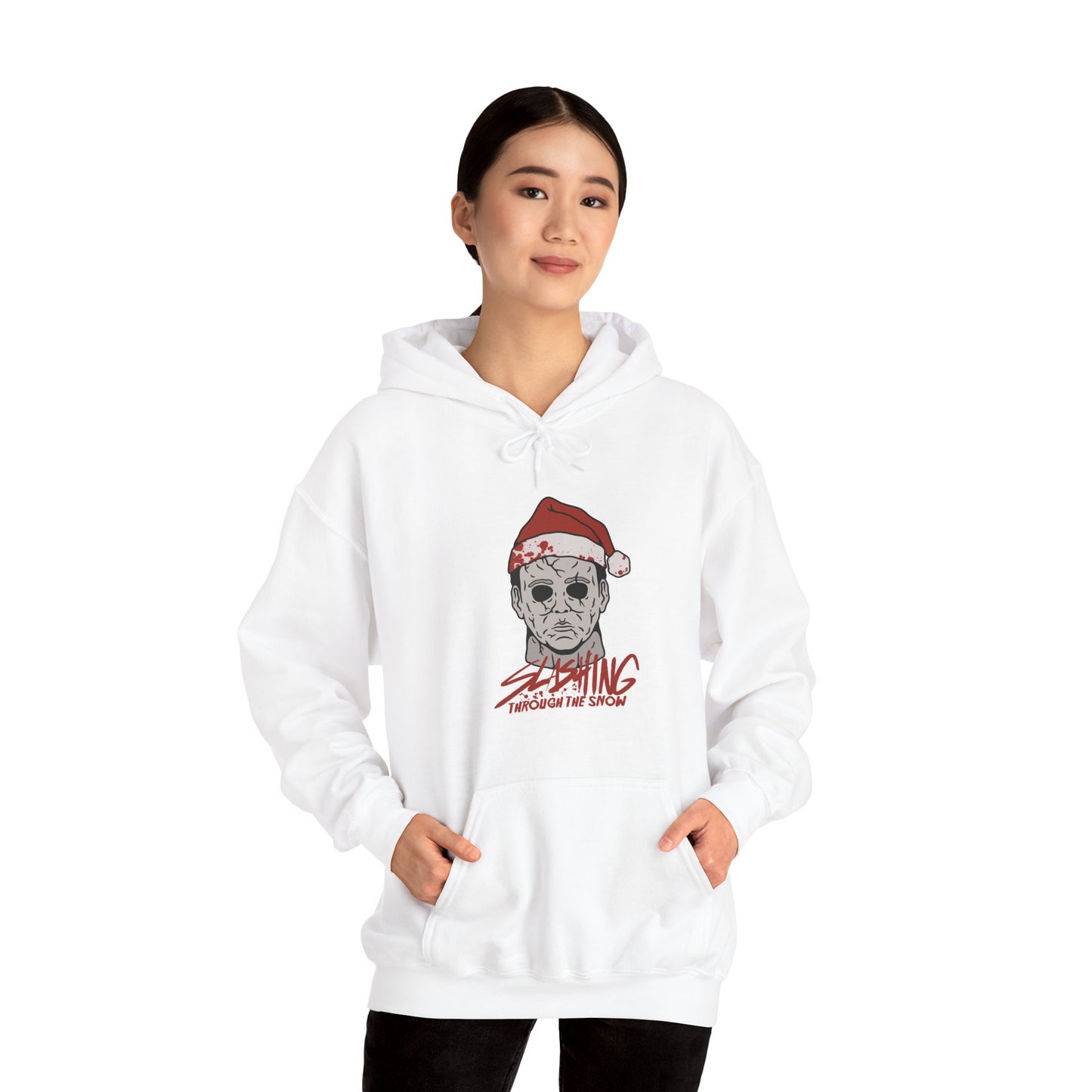 Slashing Through the Snow Hoodie