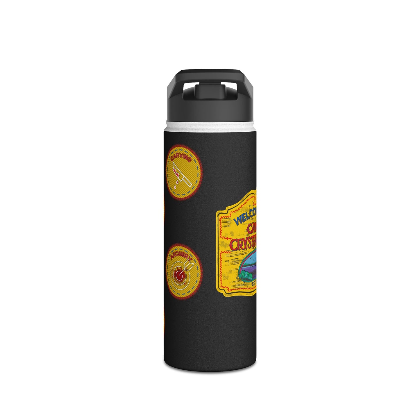 Camp Crystal Lake Stainless Steel Water Bottle