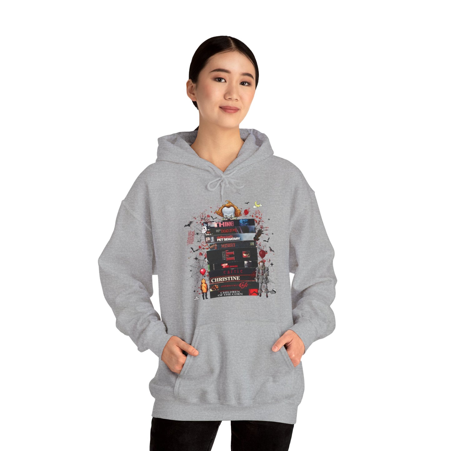 King of Horror Movie Stack Hoodie