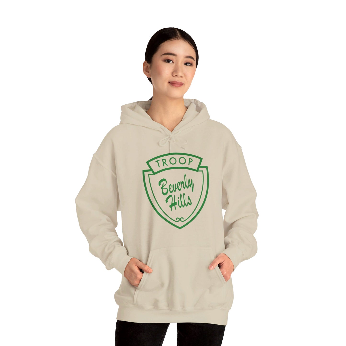 Troop Beverly Hills Logo Only Hoodie - No Stinking Patches