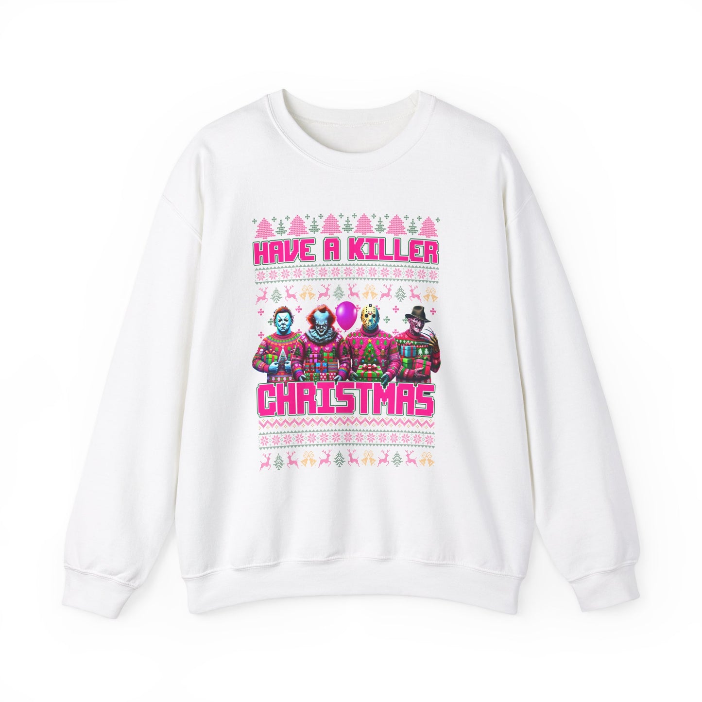 Psycho Pink Christmas Pullover