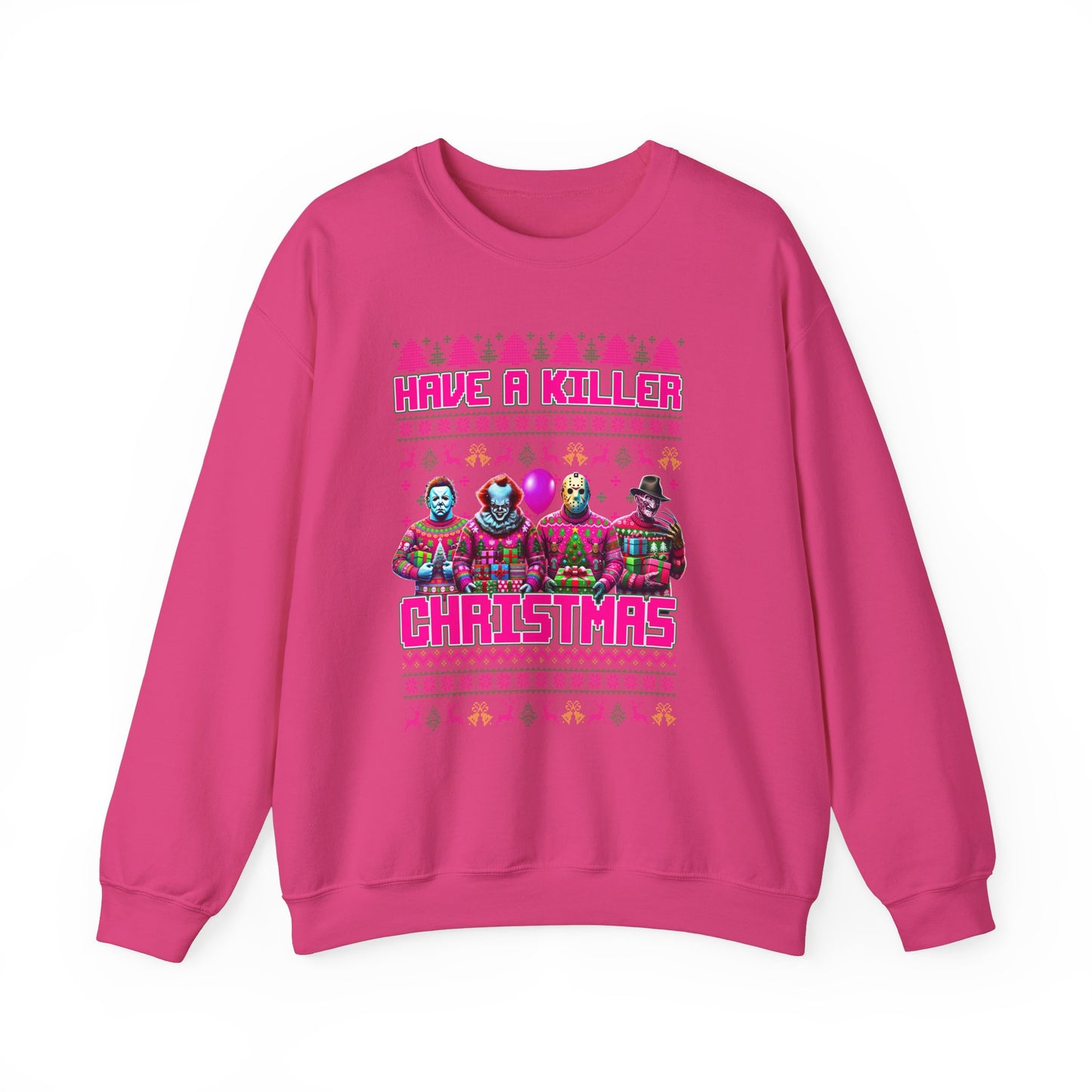 Psycho Pink Christmas Pullover