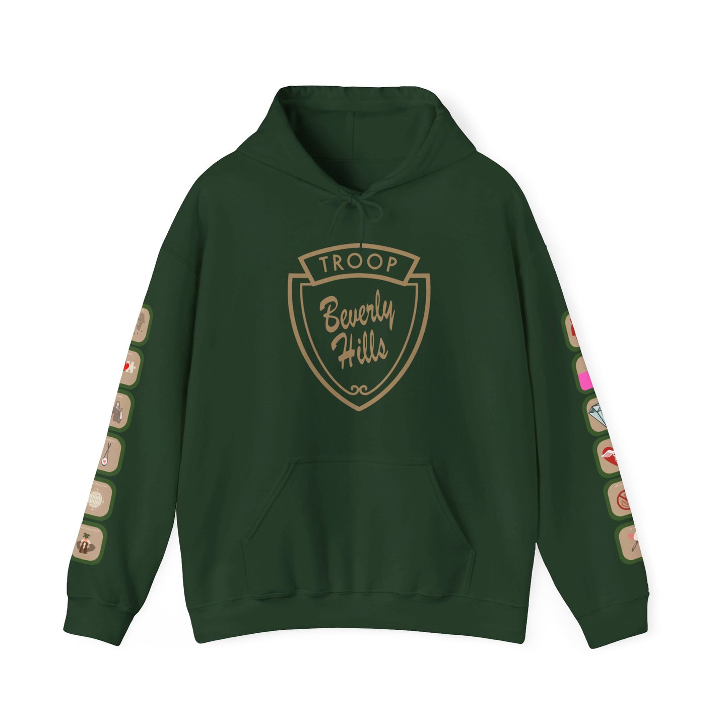 Troop Beverly Hills Logo Only Hoodie - Oodles of Patches