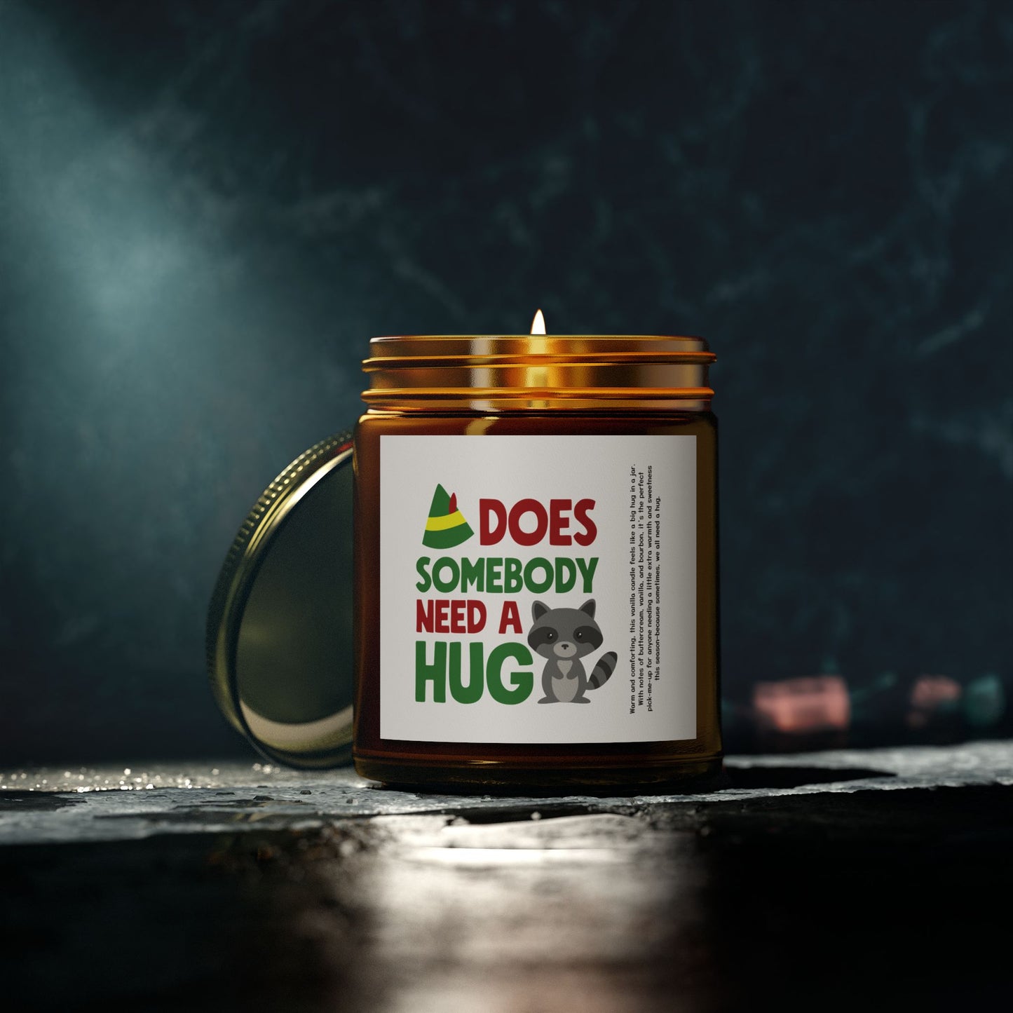 Need A Hug Scented Candle, Coconut Apricot Wax