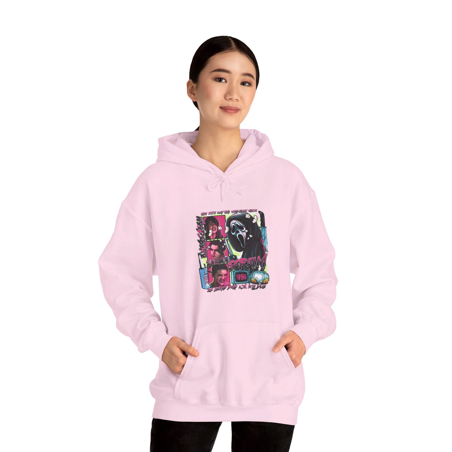 Neon Nightmare Scream Hoodie