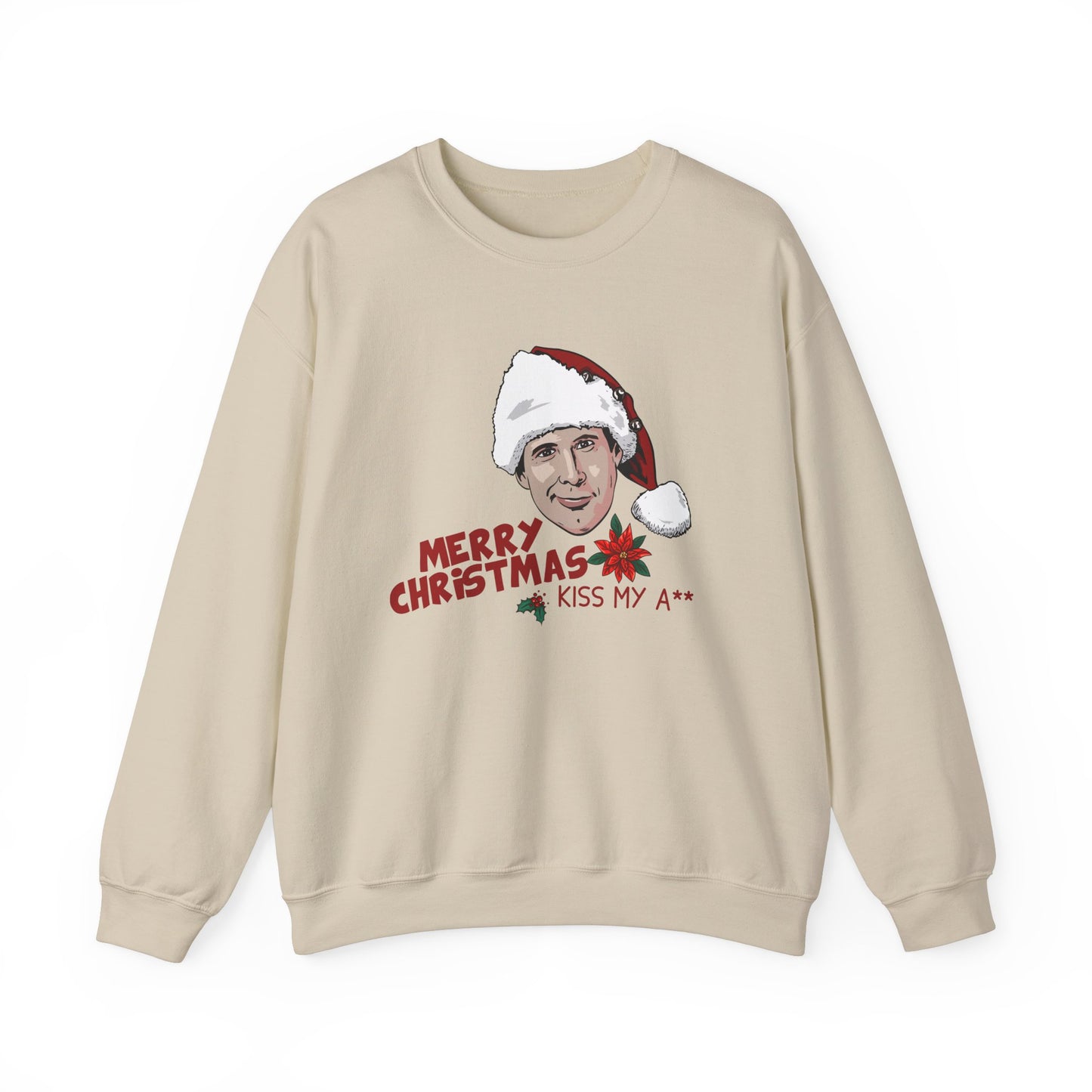 Kiss My A** Christmas Sweatshirt