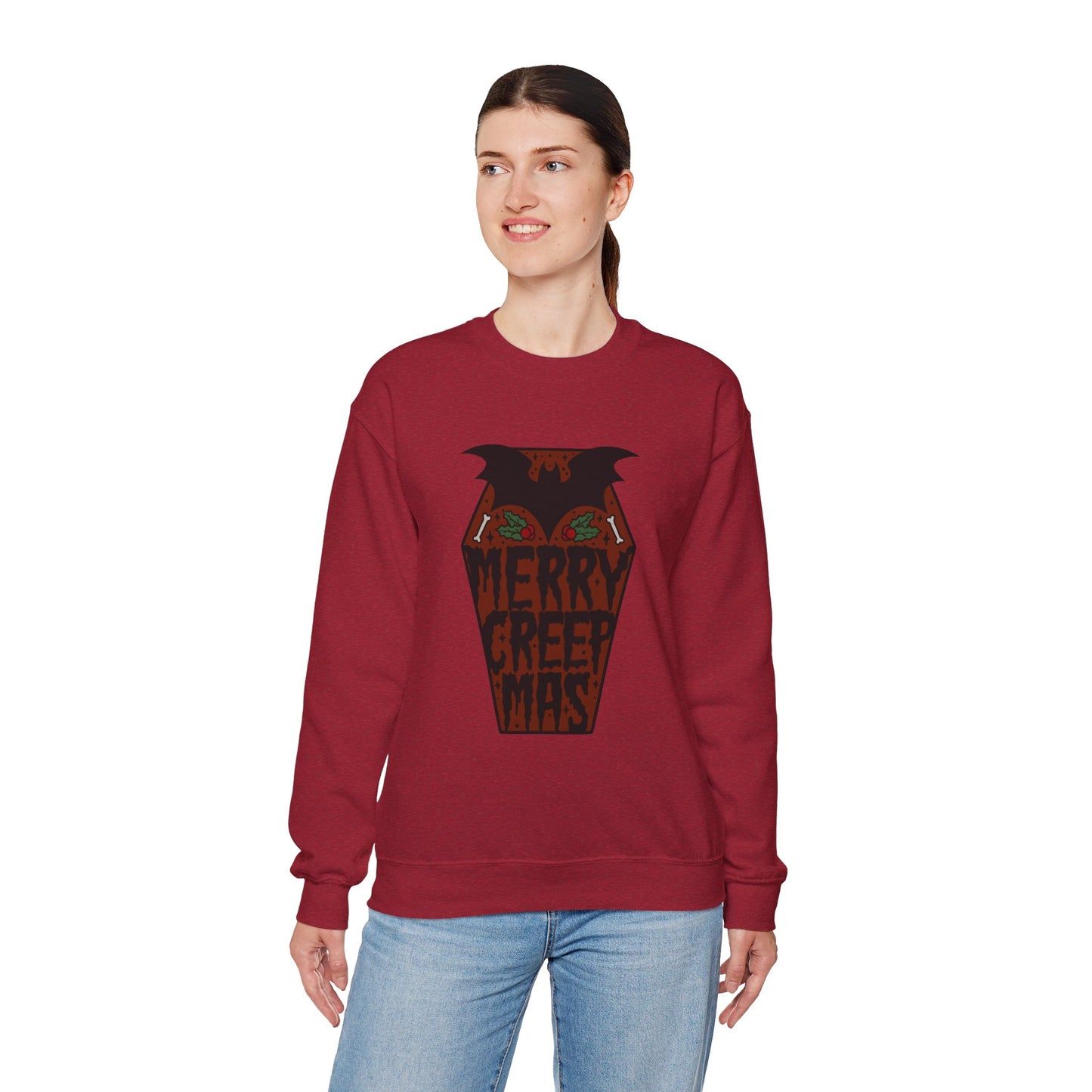 Merry Creepmas Coffin Sweatshirt