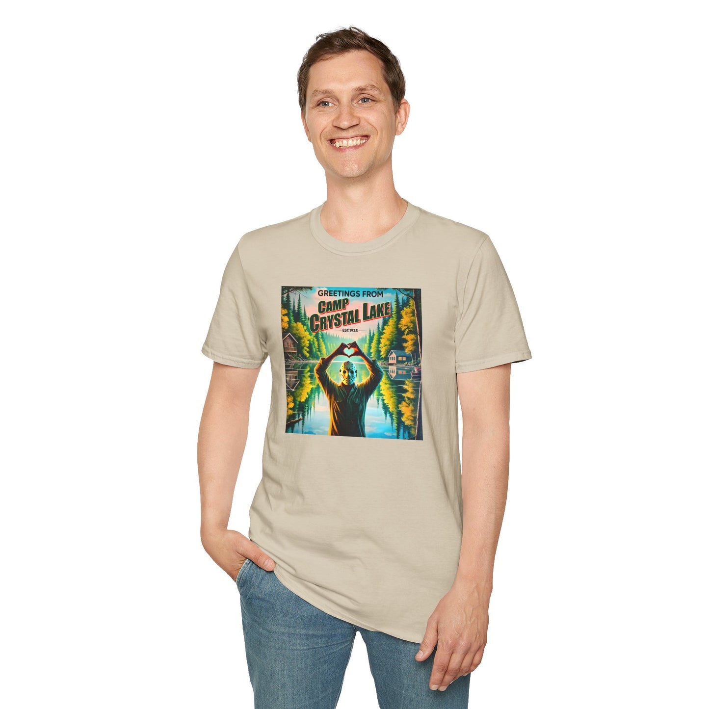 Camp Crystal Lake Greetings Tee