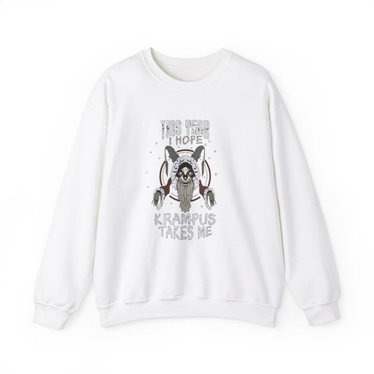 Krampus Takes Me Sweatshirt