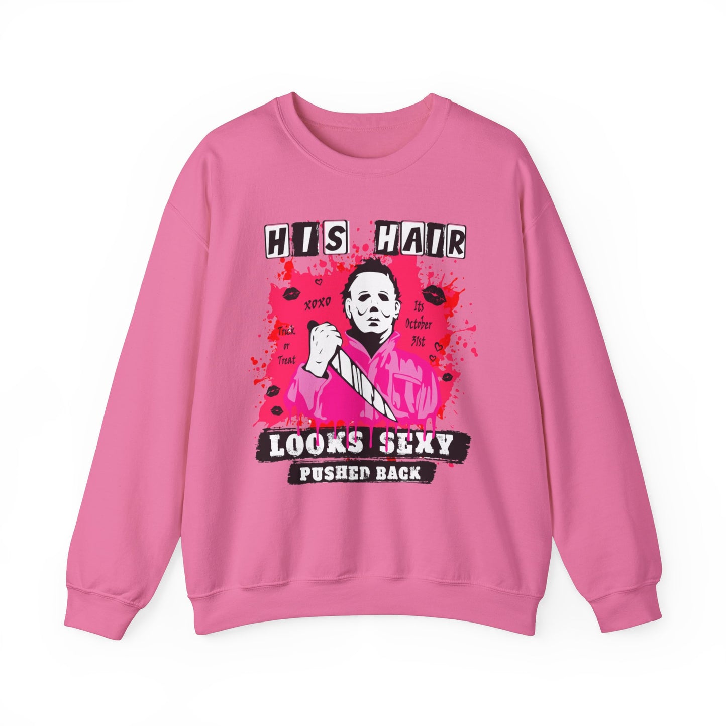 His Hair Looks Sexy Pushed Back Pullover