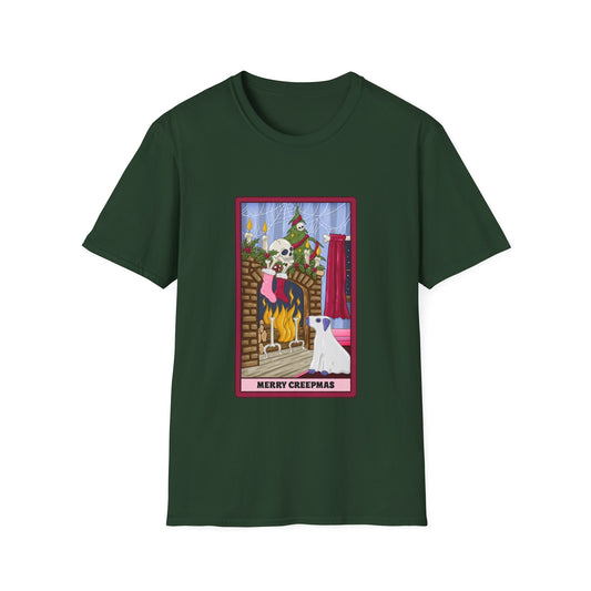 Merry Creepmas: Skeleton Holiday Tarot Tee