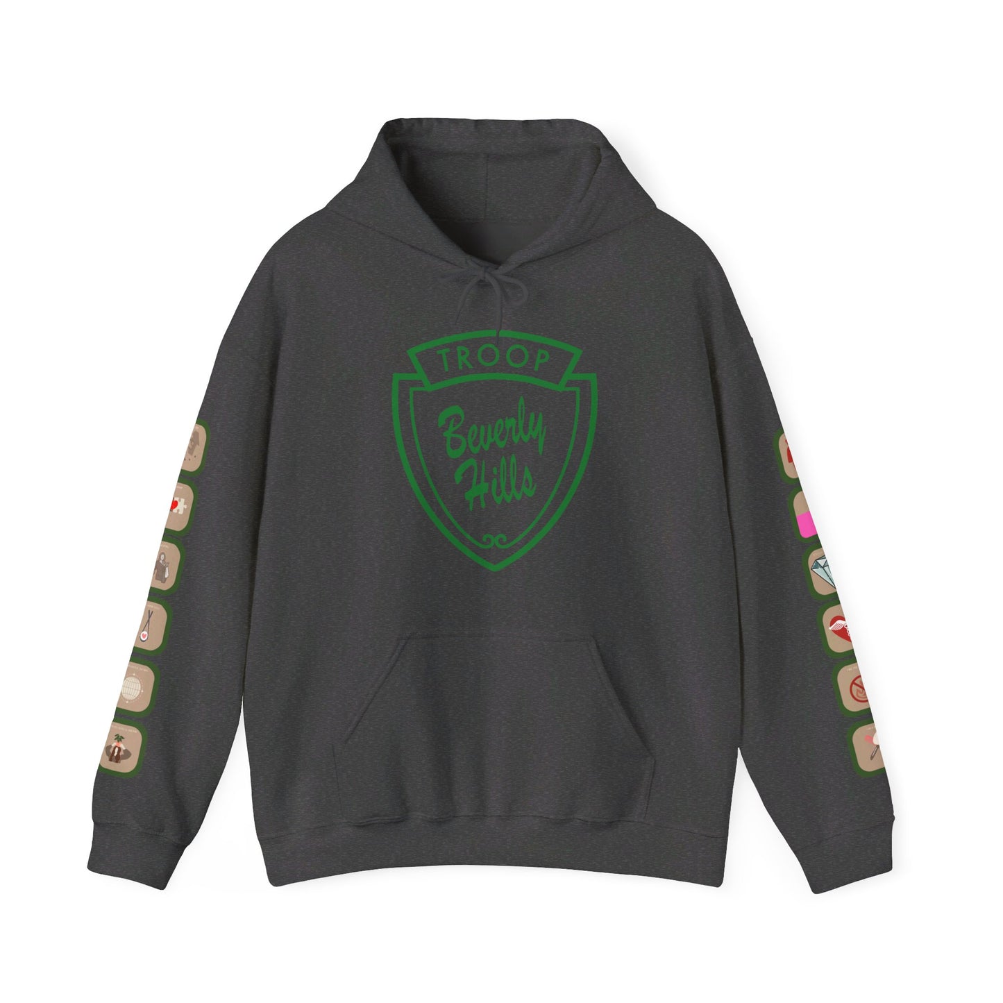 Troop Beverly Hills Logo Only Hoodie - Oodles of Patches