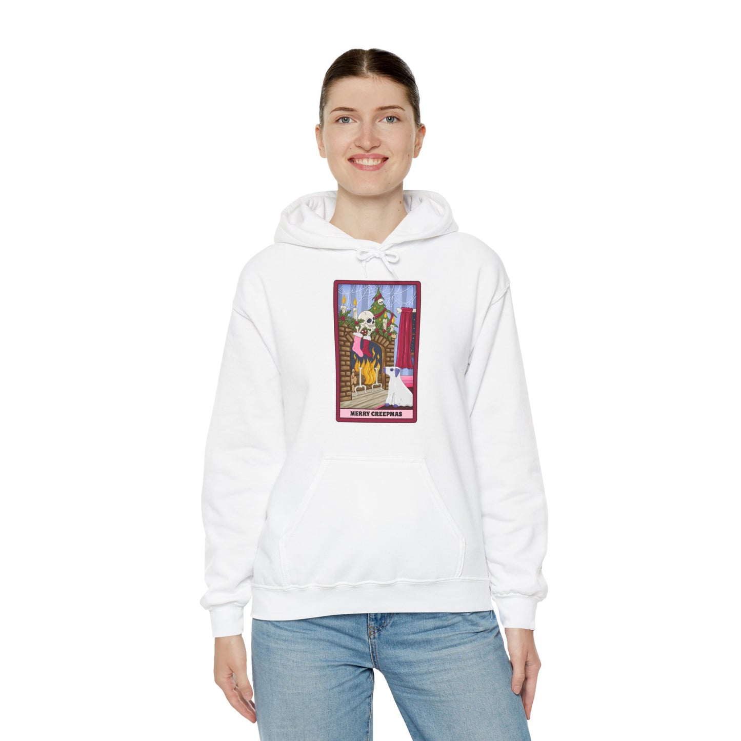 Merry Creepmas: Skeleton Holiday Tarot Hoodie