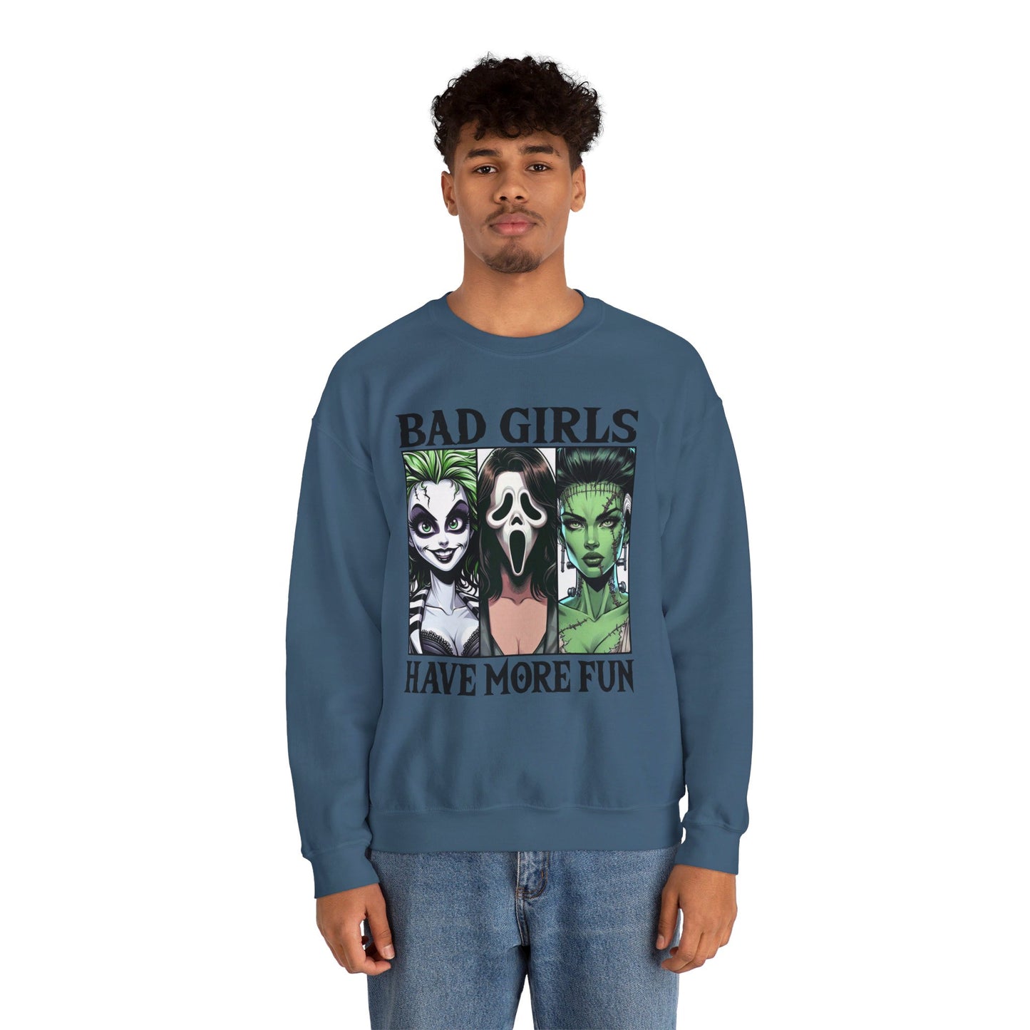 Bad Girls Have More Fun - Ghoulish Trio Pullover