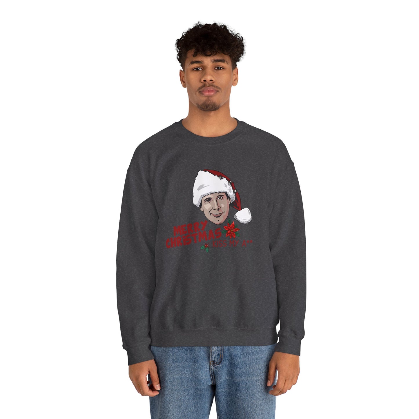 Kiss My A** Christmas Sweatshirt