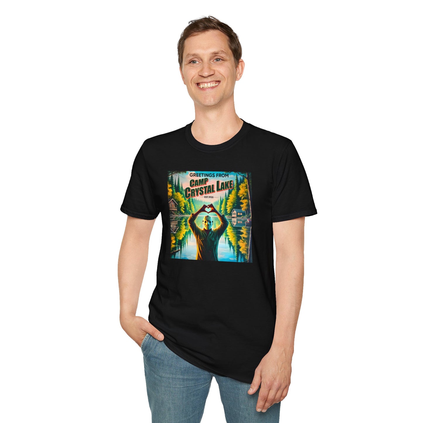 Camp Crystal Lake Greetings Tee