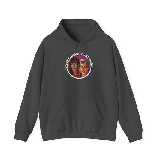 I'm Right On Top Of That Rose Hoodie