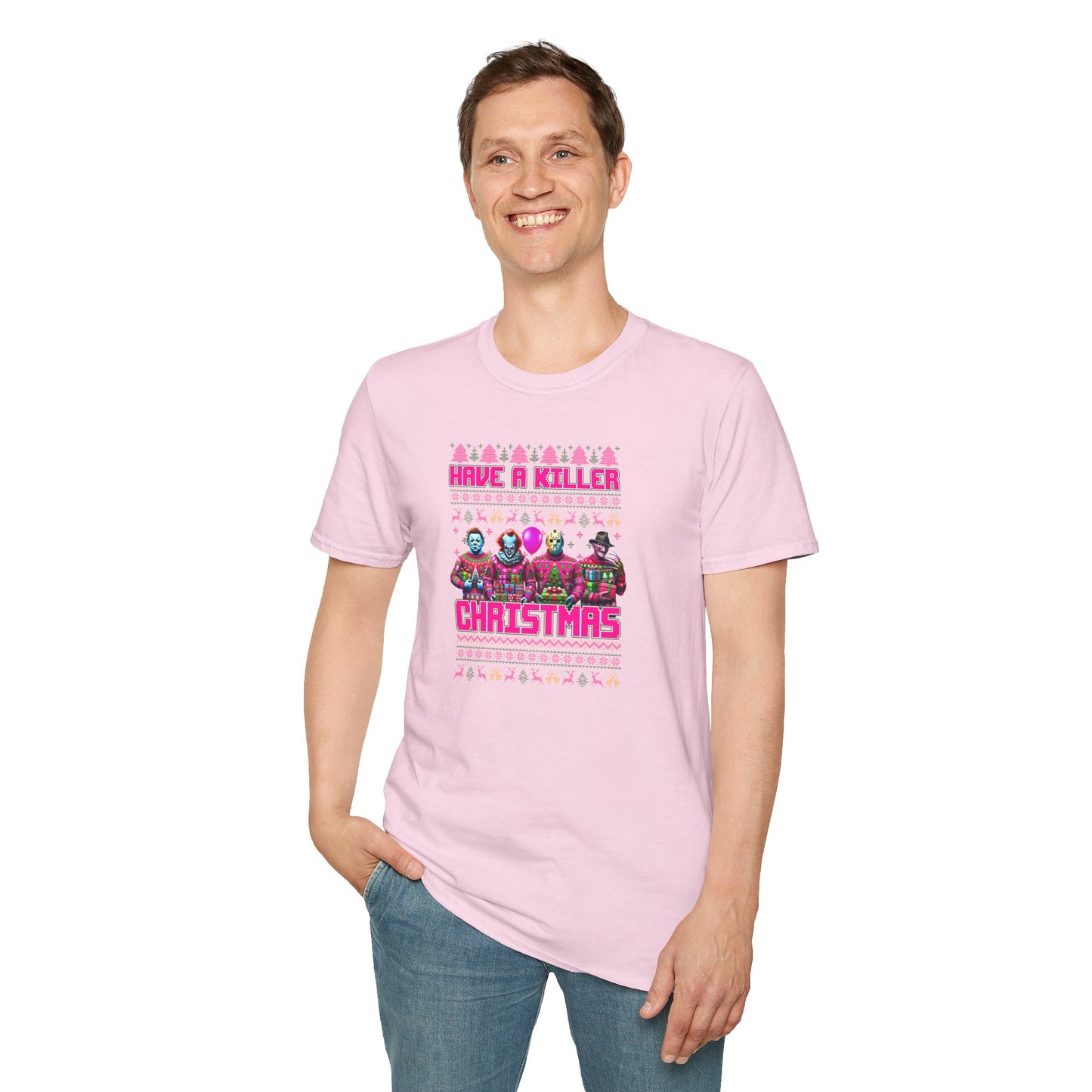 Psycho Pink Christmas Tee