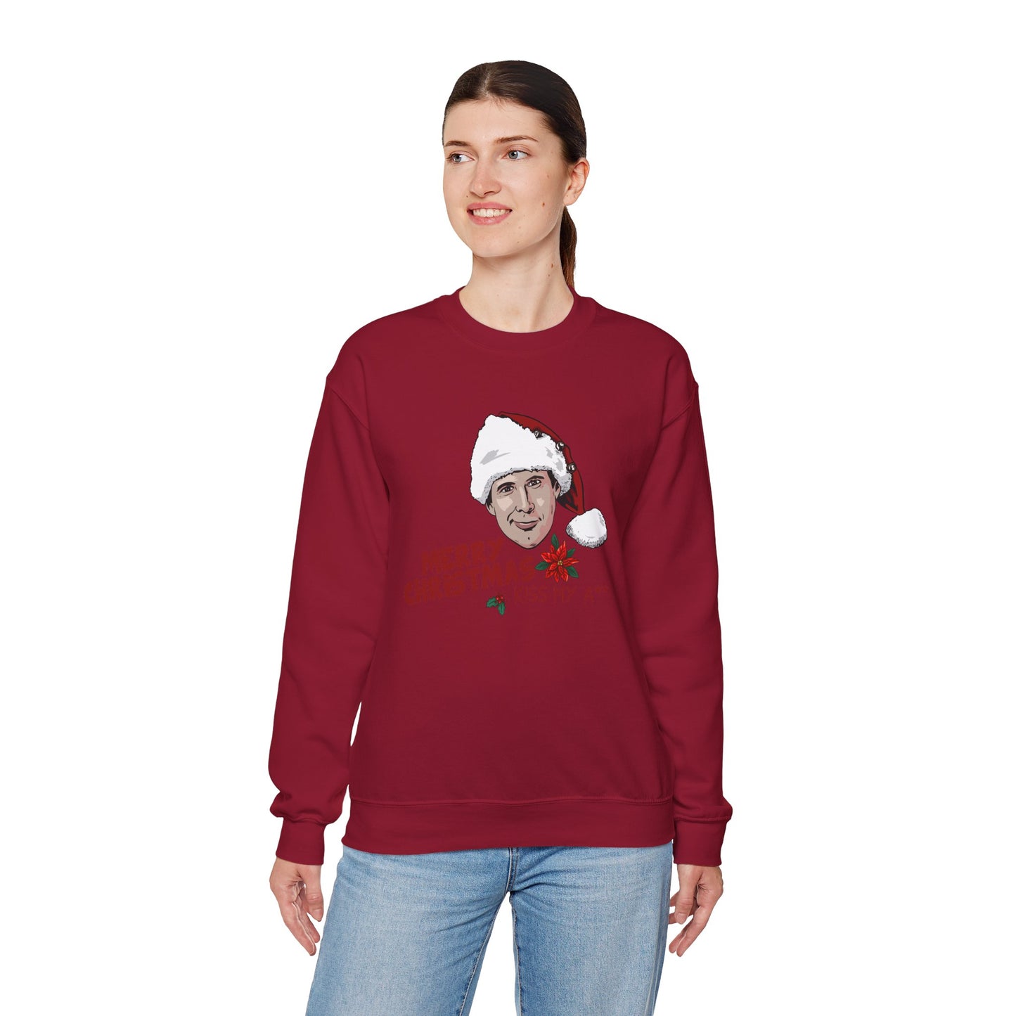 Kiss My A** Christmas Sweatshirt