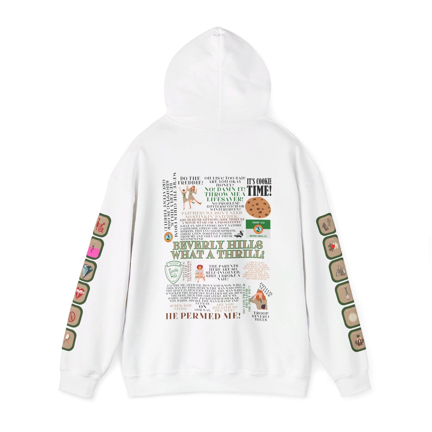 Troop Beverly Hills Quote Hoodie - Oodles of Patches