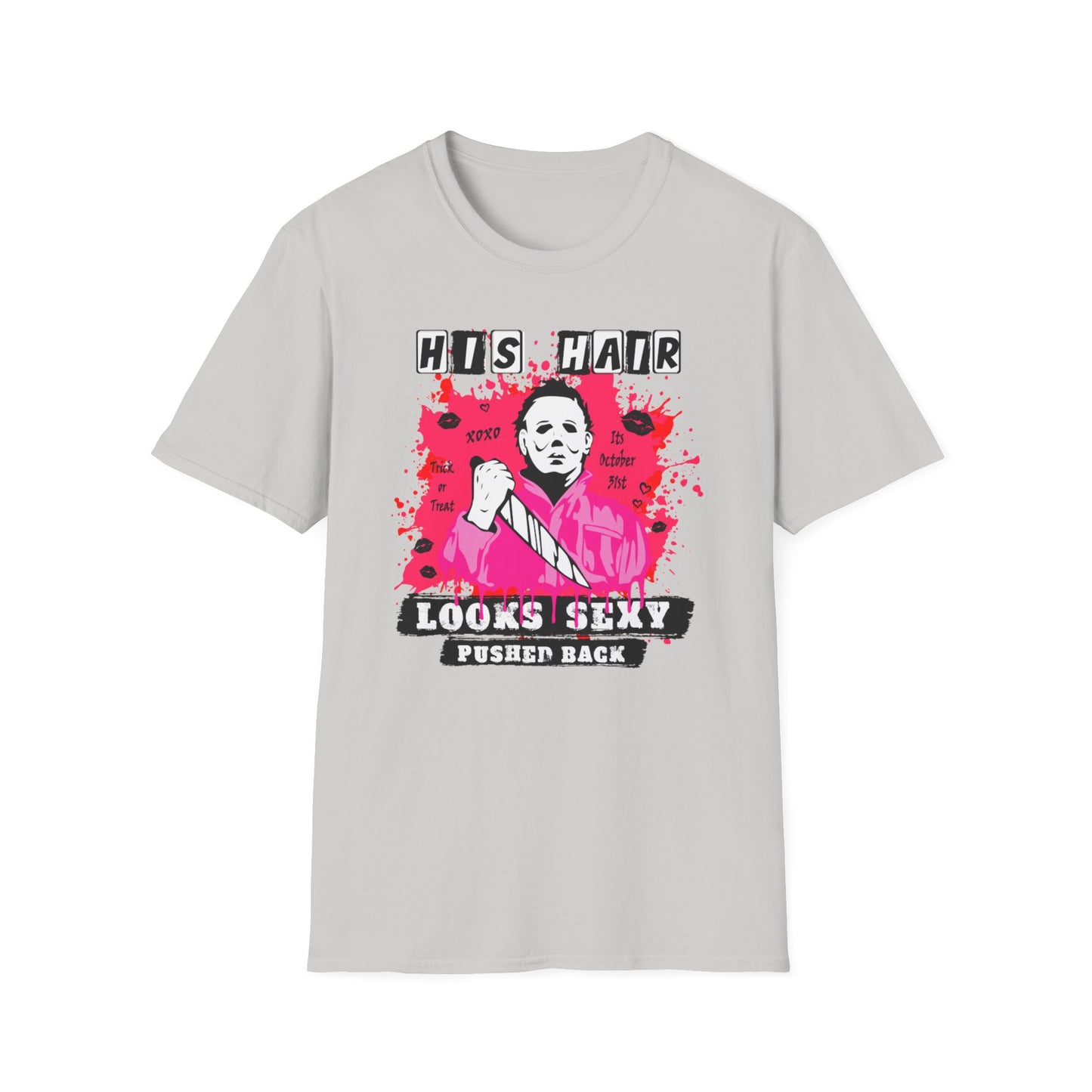 His Hair Looks Sexy Pushed Back Tee