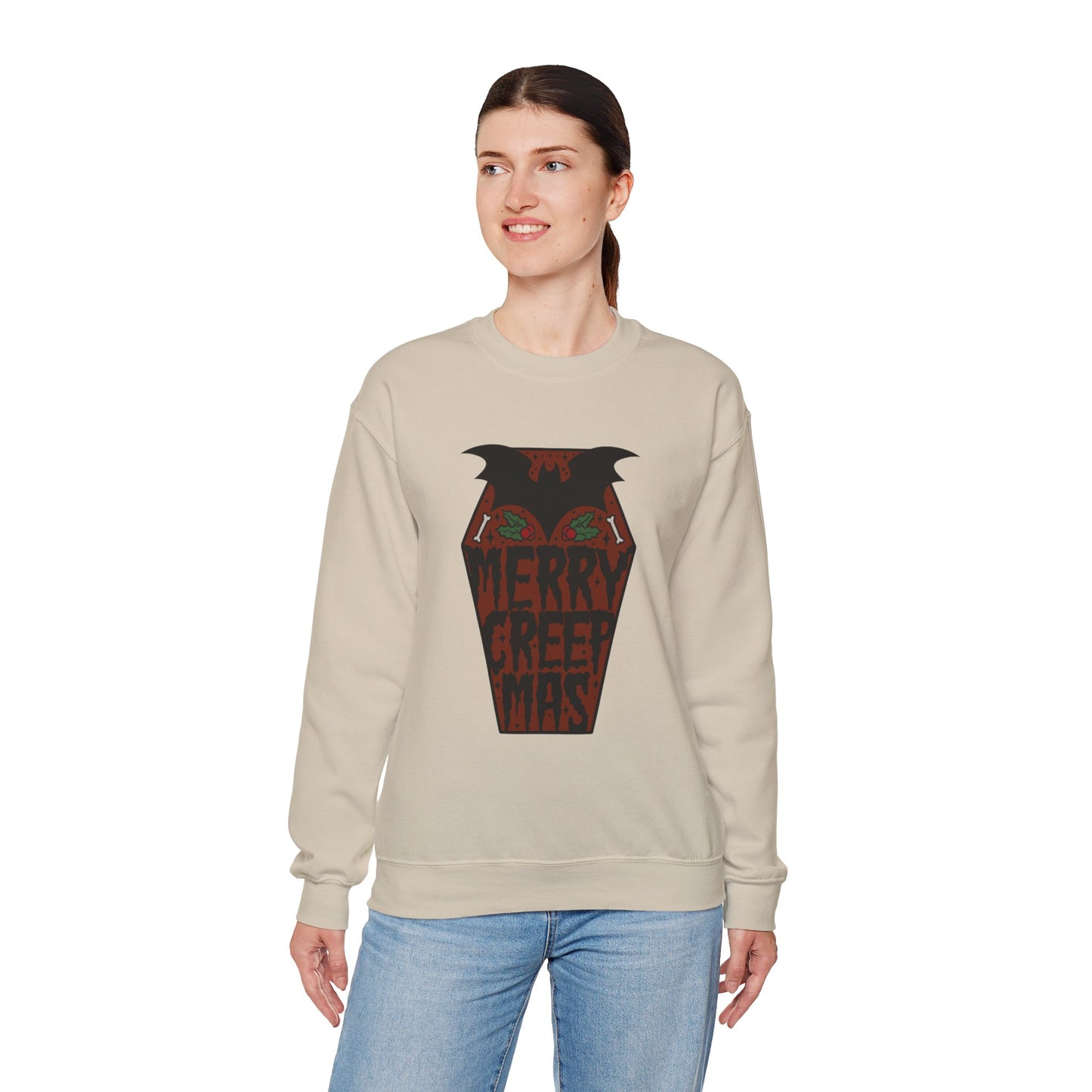 Merry Creepmas Coffin Sweatshirt