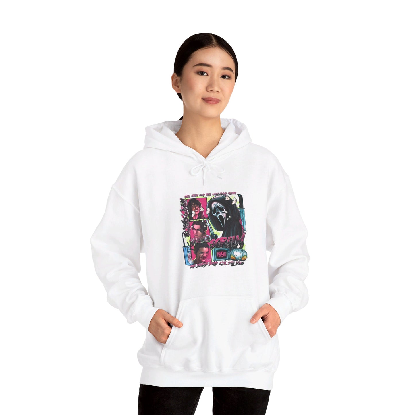 Neon Nightmare Scream Hoodie