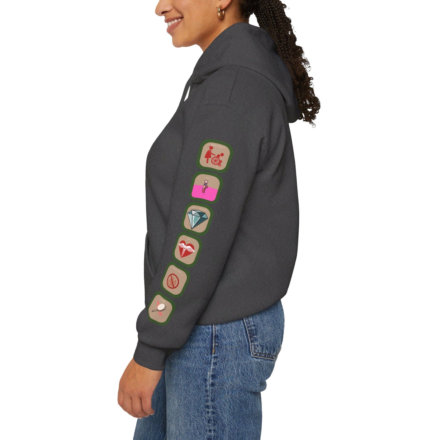 Troop Beverly Hills Logo Only Hoodie - Oodles of Patches