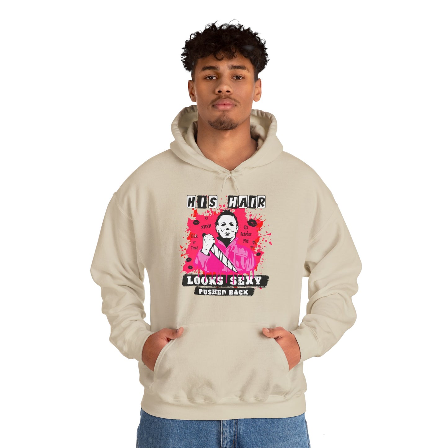 His Hair Looks Sexy Pushed Back Hoodie