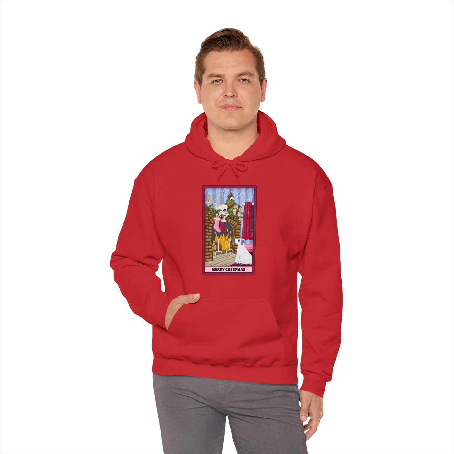 Merry Creepmas: Skeleton Holiday Tarot Hoodie