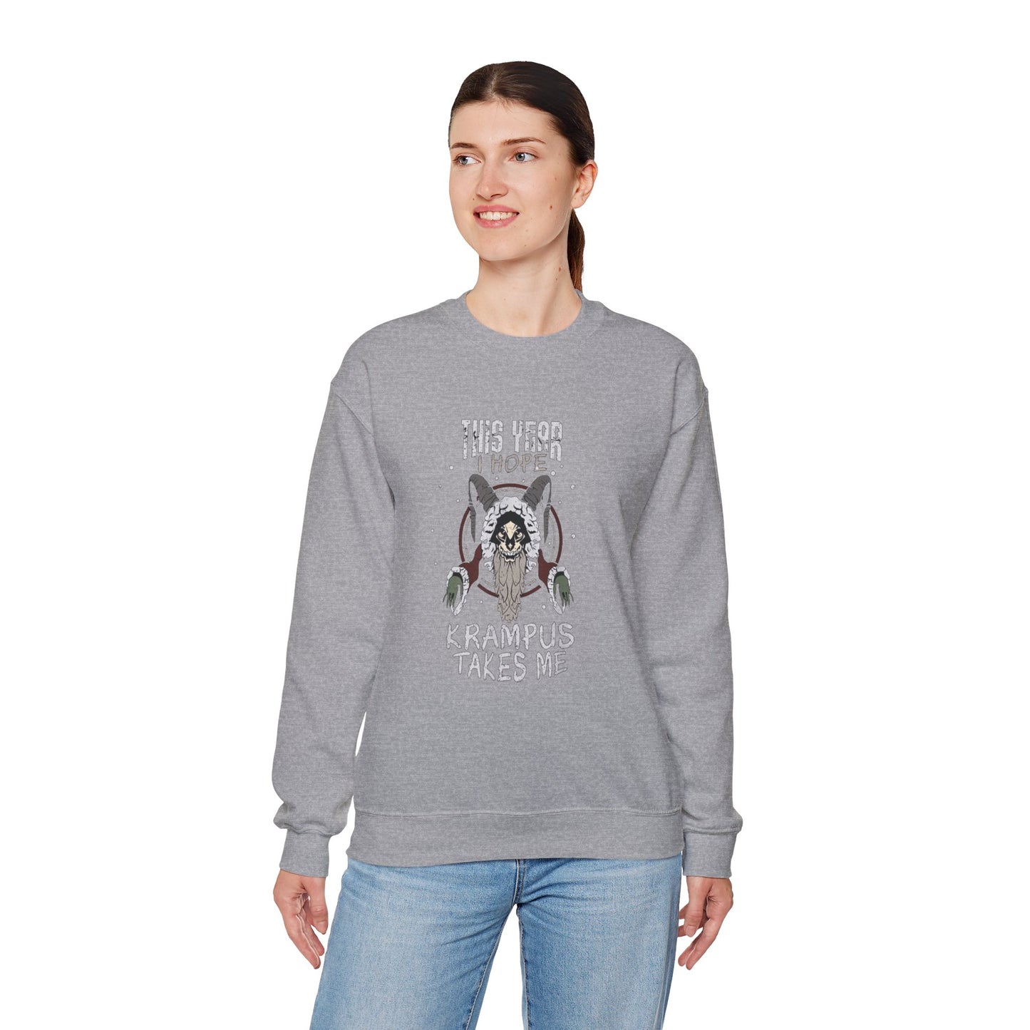 Krampus Takes Me Sweatshirt